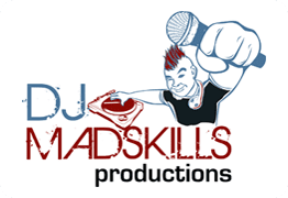 A logo of dj madskills productions